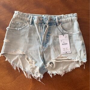 Distressed Denim Women Shorts